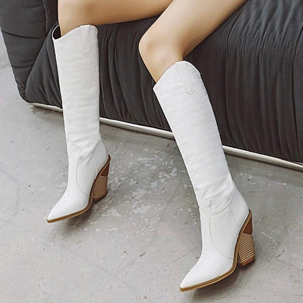 High knee cowgirl boots!
